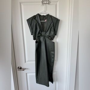 Elegant Dark Green Dress